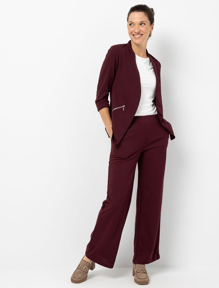 Pantalon à enfiler à jambe large Pantalon à enfiler à jambe large