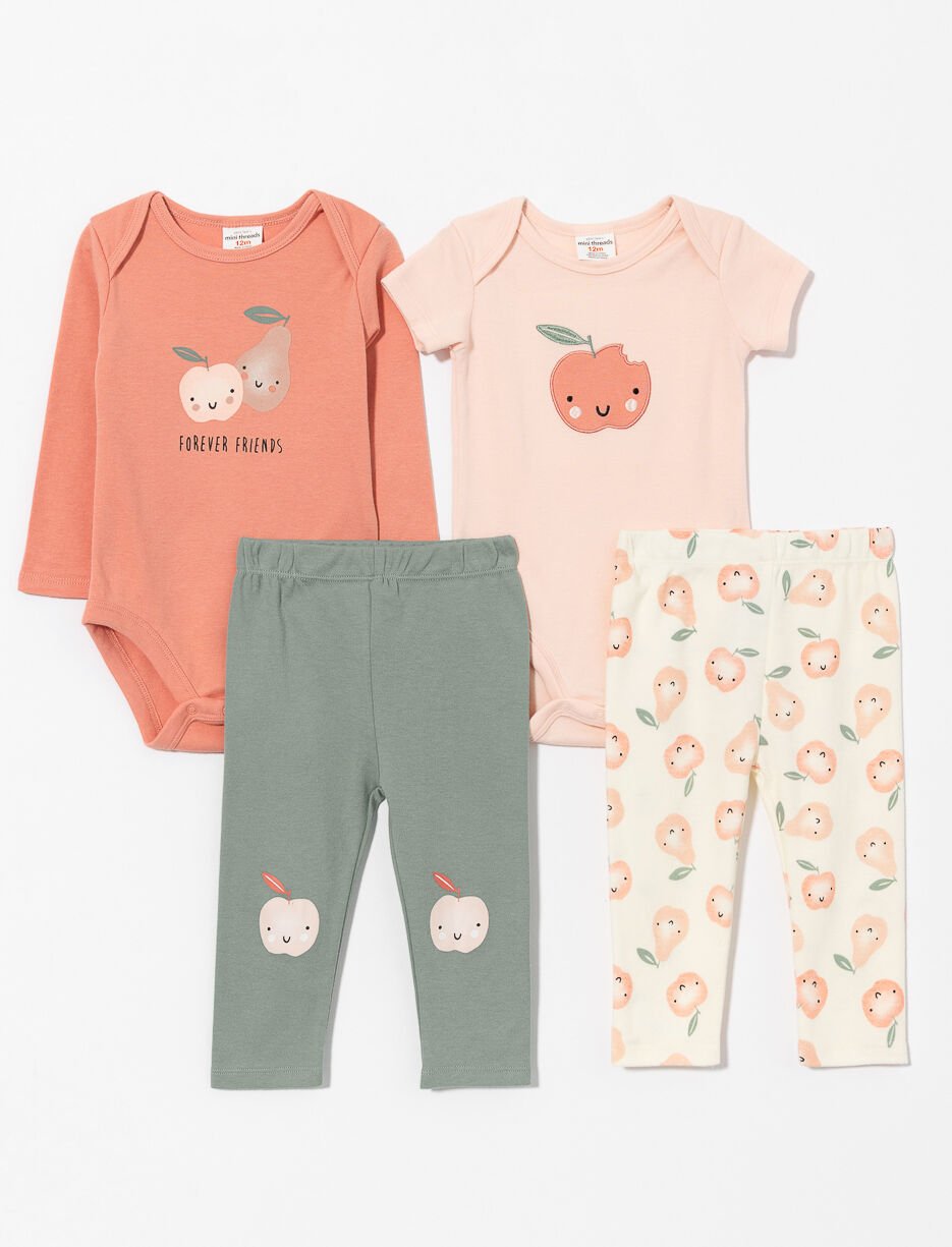 4-piece Set Bodysuits and Pants