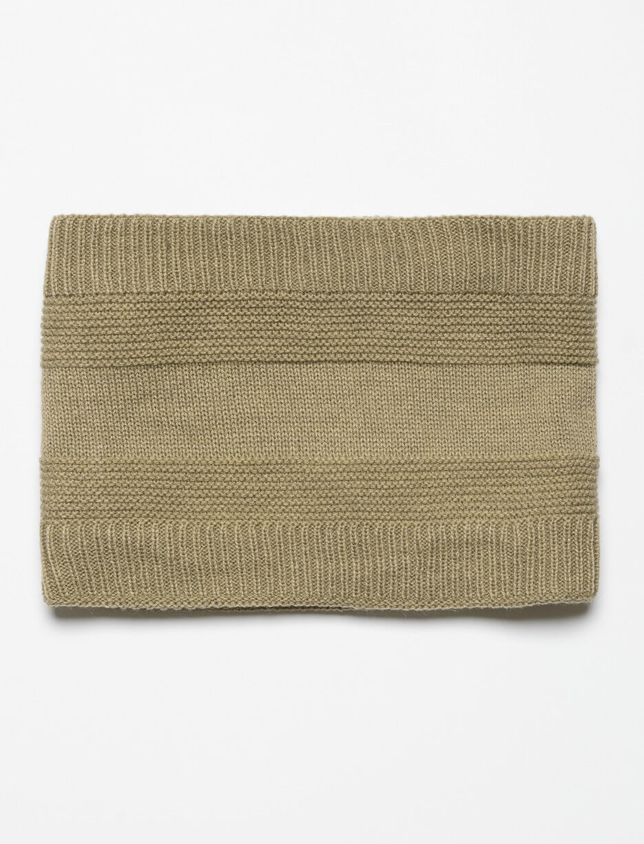 Knit Sherpa-lined Neck Warmer - Baby