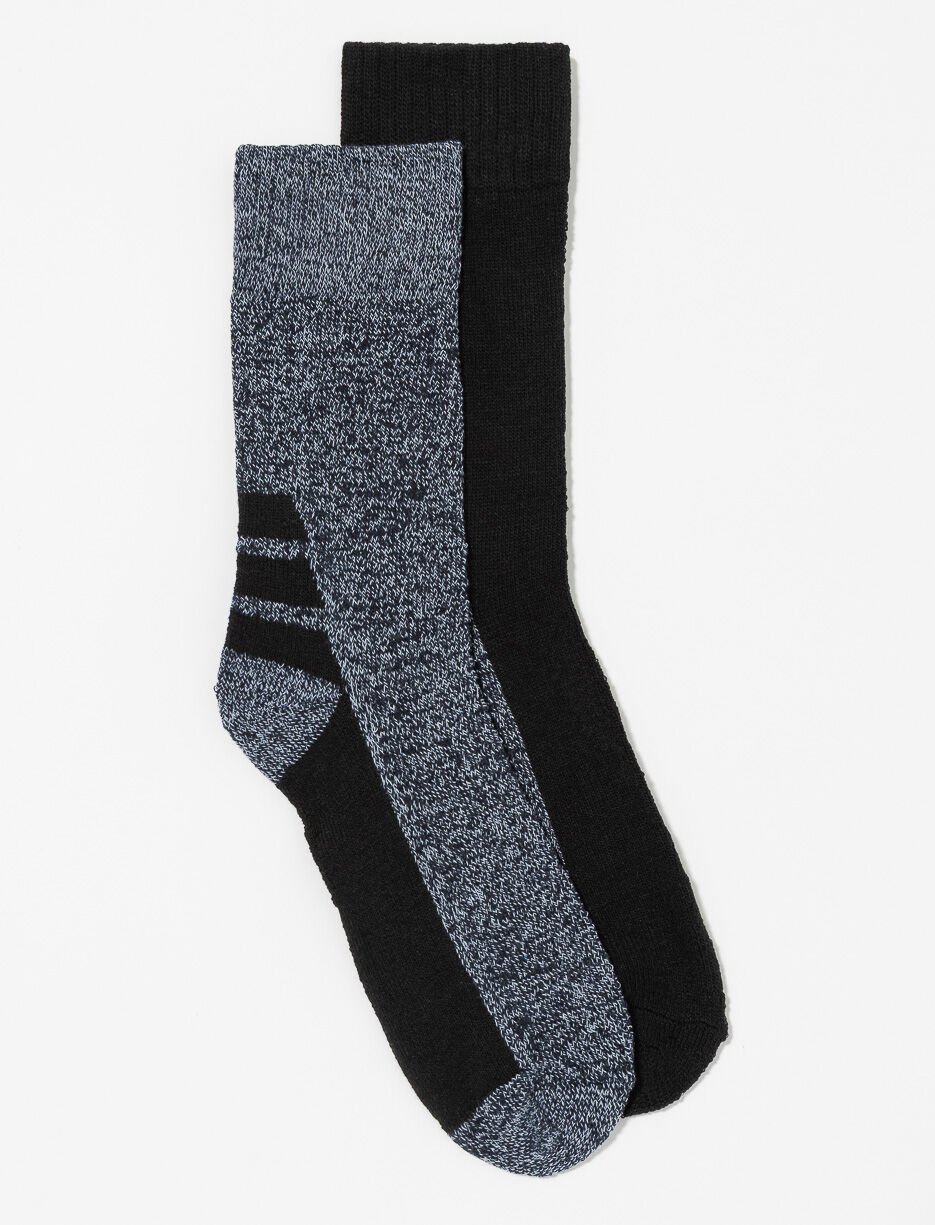 Chaussettes mi-mollet - paquet de 2