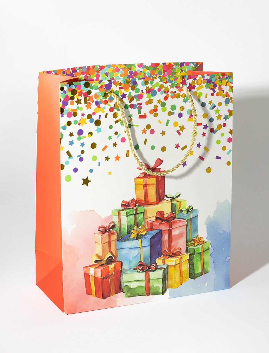 Sac cadeau g&acirc;teau moyen