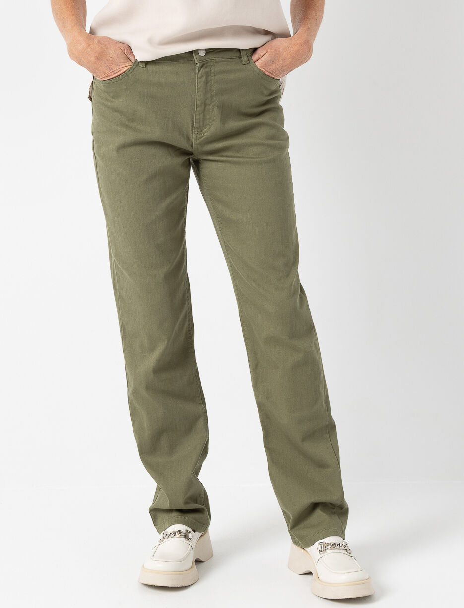 Pantalon jambes droites uni