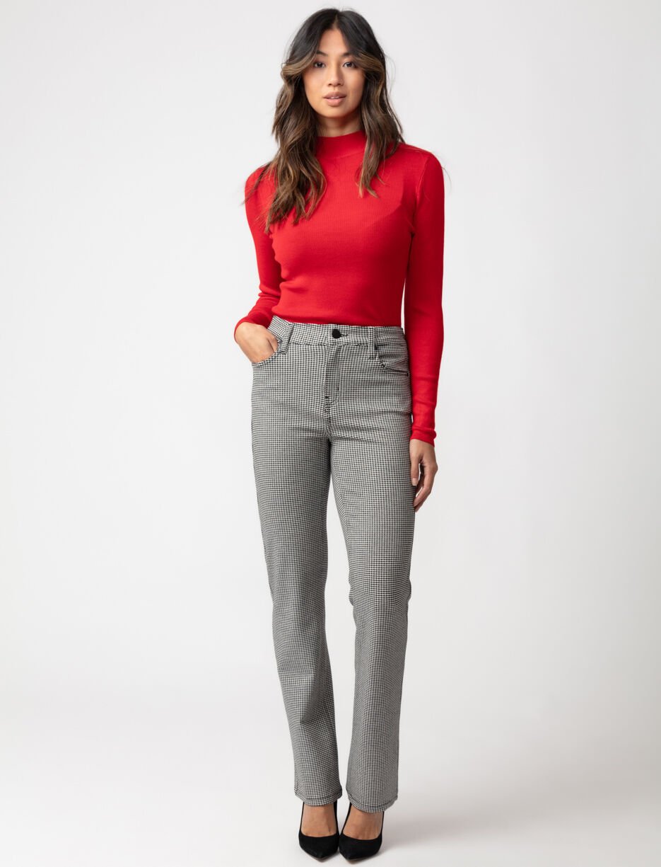 Knit Mock Neck Sweater