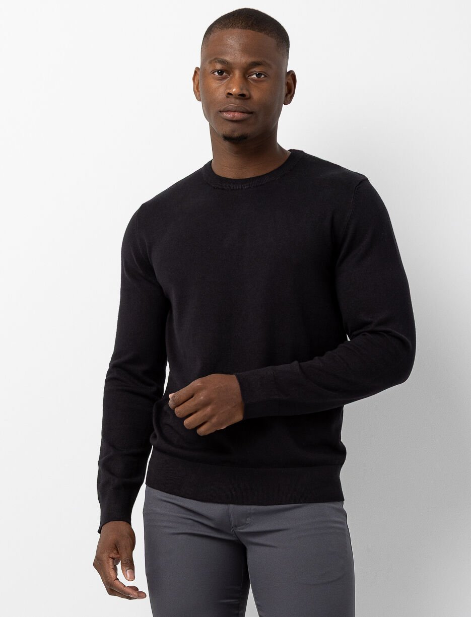 Chandail en tricot à col rond