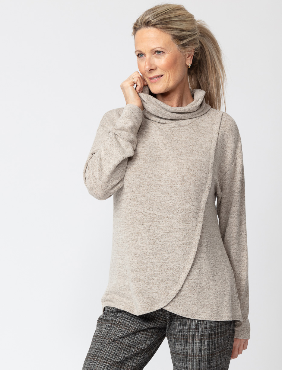 Cowl neck cheap turtleneck